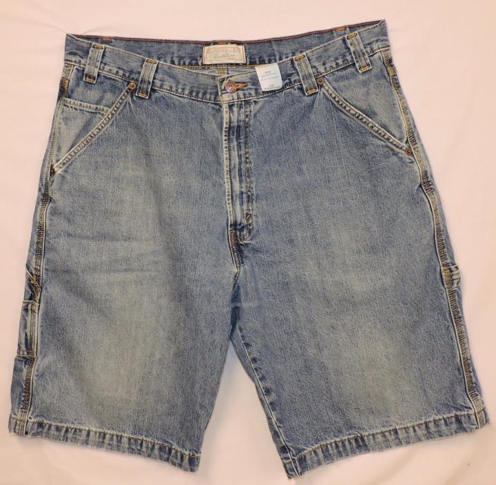 Unisex Levi Strauss Worker's Shorts Medium Blue Waist 36 Ready for the Outdoors