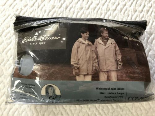 Eddie Bauer Waterproof Rain Jacket Sz Large
