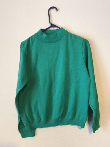 Pendleton L 100% Cotton Green Sweater