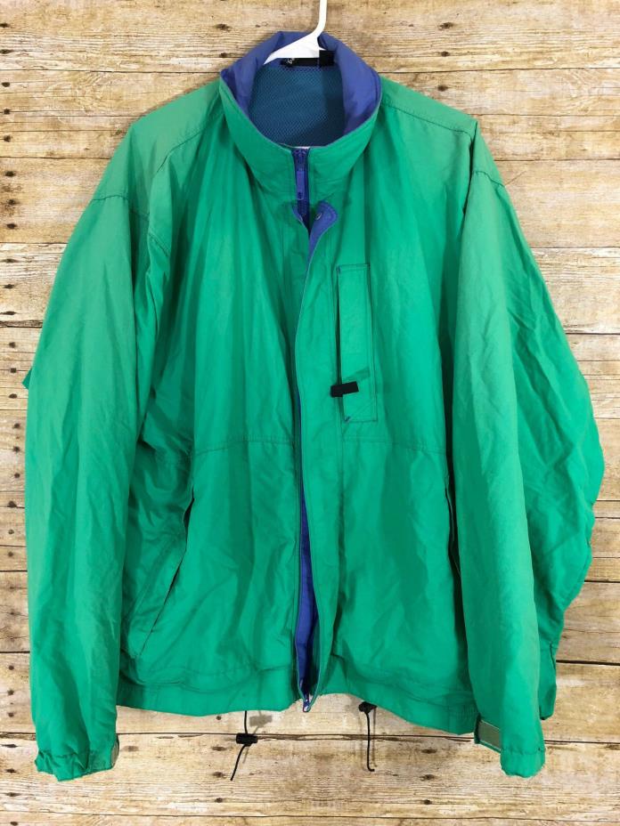 Patagonia Adult Large Coat Green Purple 2 Zipper Jacket Taiwan