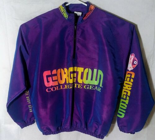 Windbreaker Men's Surf Style Body Gear Vintage Georgetown Retro HipHop