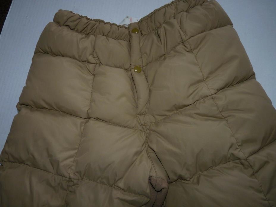 Woods Down Insulated ARCTIC Snow Pants SMALL Made in Canada Unisex