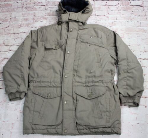 Unisex Totes Thick Insulated Winter Coat W/Hood Beige Size Men Large Women 2X