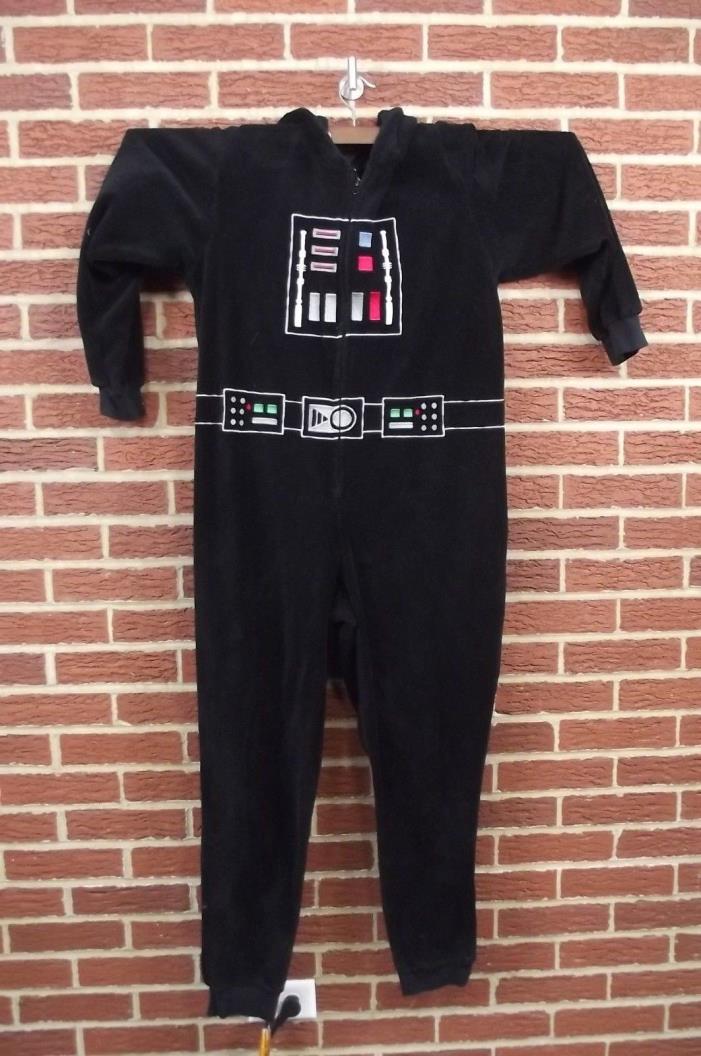 Star Wars Adult Unisex Womens Mens Pajamas One Piece L Large Black Hooded Cape