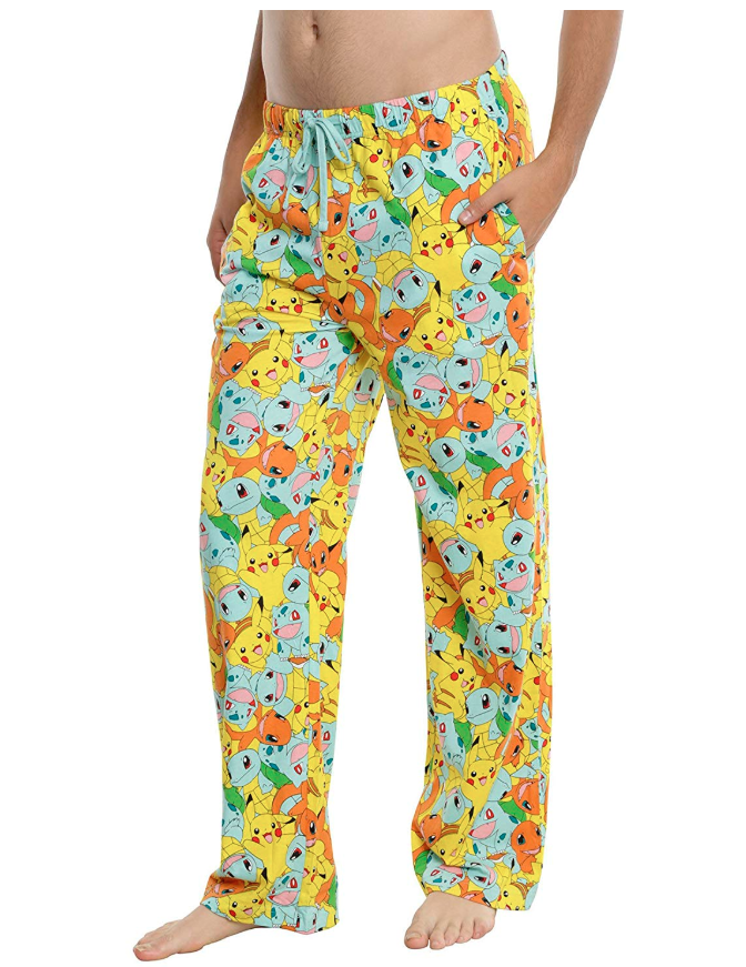 Pokemon Lounge Pants Unisex Pajama Pants Pikachu Squirtle Bulbasaur Charmander