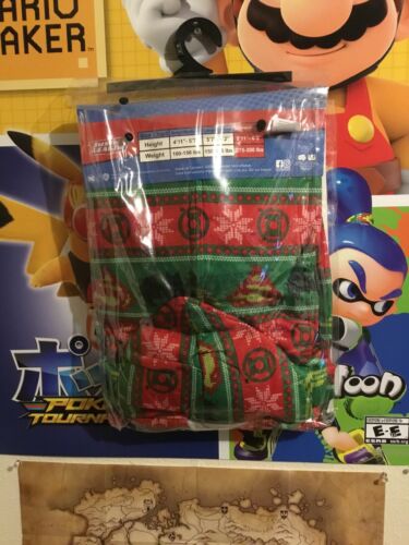 DC justice league ugly sweater one piece pajama