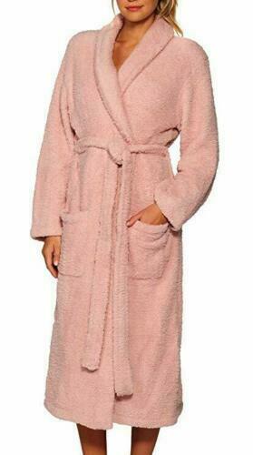 NEW Barefoot Dreams Adults  CozyChic Adult Robe 509 - DUSTY ROSE, SIZE 2