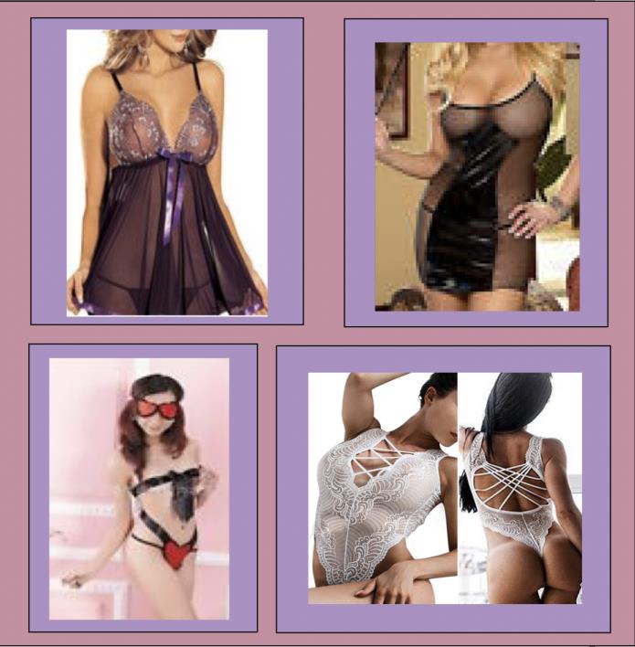 Lot Of 4 NEW Women's Lingerie PJ's Sleepwear/Nightwear/Dress SIZE 6  (Asia-Med)