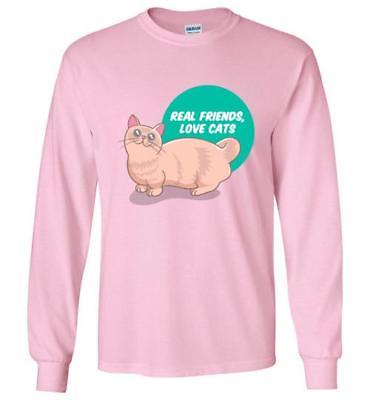 Fufu The Cat Unisex Long Sleeve T-shirt Real Friends, Love Cats, Funny Collectio