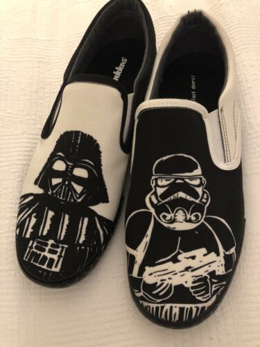 NWT Inkkas Star Wars Darth Vader Slip On Shoes - Size 11 Men / 13 Women