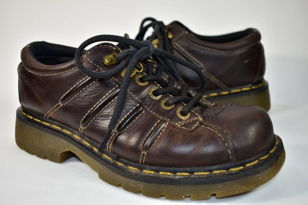 Dr. Doc Martens DM'S Brown 11306 Chunky Heel Oxfords Size 8 Mens // 9 Womens
