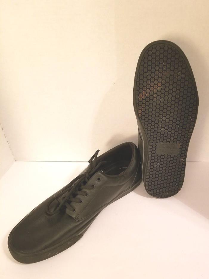 TREDSAFE Unisex Rig Slip Resistant Shoes BLACK Mens 13/ Womens 14.5