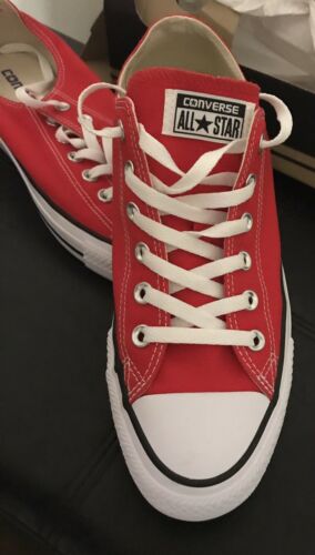 CONVERSE Chuck Taylor All Star Red Men’s 8 Women’s 10 NEW FREE SHIPPING