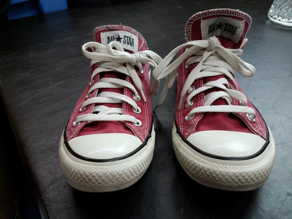 Unisex Converse All Star Red/White Tennis Shoes size US 8 EUR 41.5 Converse