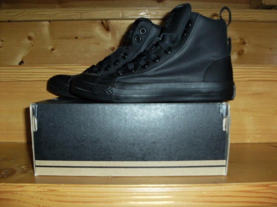 Converse All Star Guard High Top Black Leather Men 5 Women 7