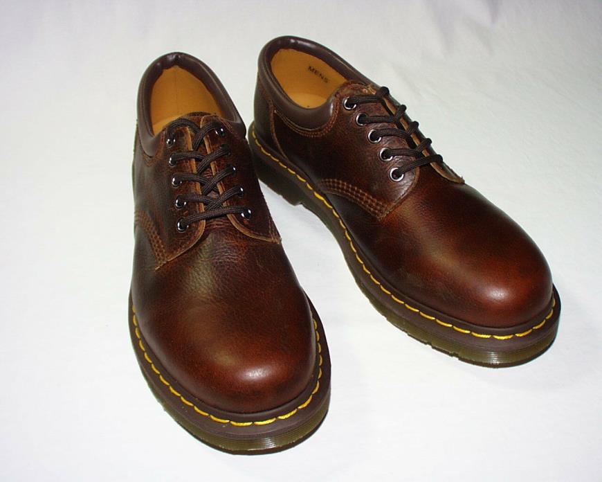 Dr. Martens AirWair 11849 Harvest Oxford, Waxed Leather Upper, Tan, 11/12, New