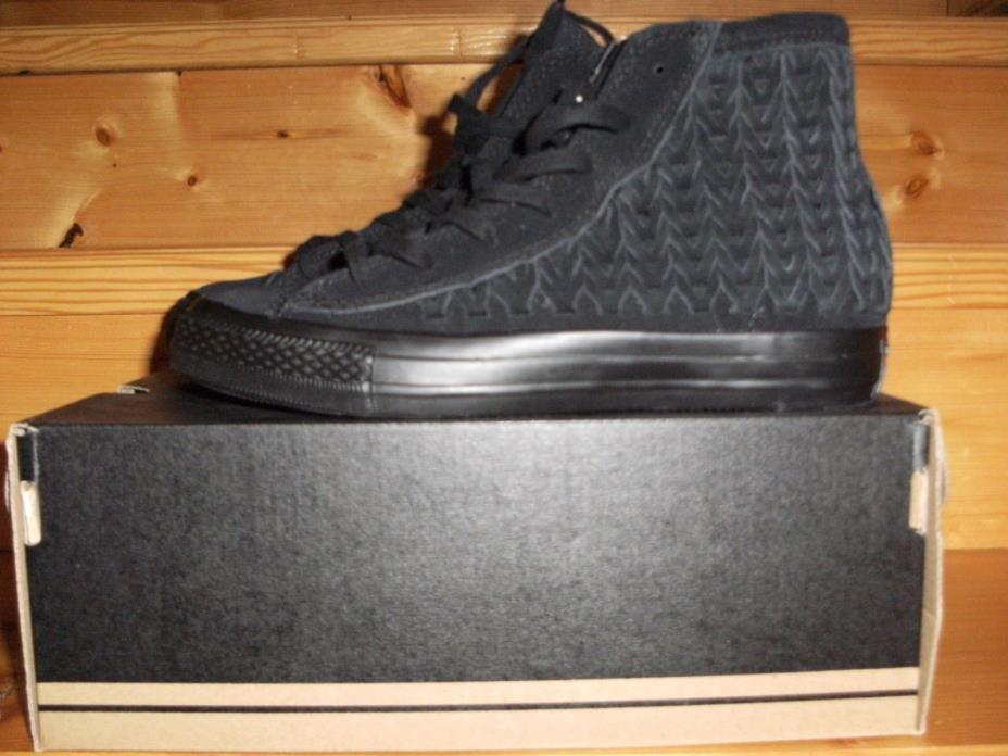 Converse All Star Suede Weave High Top Black Women 7.5