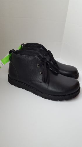 Birkenstock Harris Black Leather Unisex Ankle Boot Women 9 Men 7 EU 40