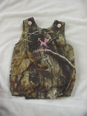 price drop $2.00 REALTREE CAMO ONE PIECE INFANT BUBBLE  9 month