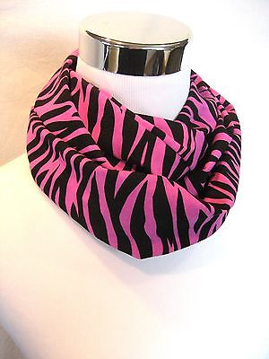 Hot Pink Zebra tiger stripe Baby Toddler kid's SMALL PHOTO PROP Infinity Scarf