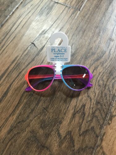 NWT Girl’s Sunglasses Size 0-2 Years The Childrens Place 100% UV Protection