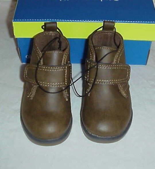 OKIE DOKIE Toddler Boys Cognac  Brown Shoes Size 5  MED NEW