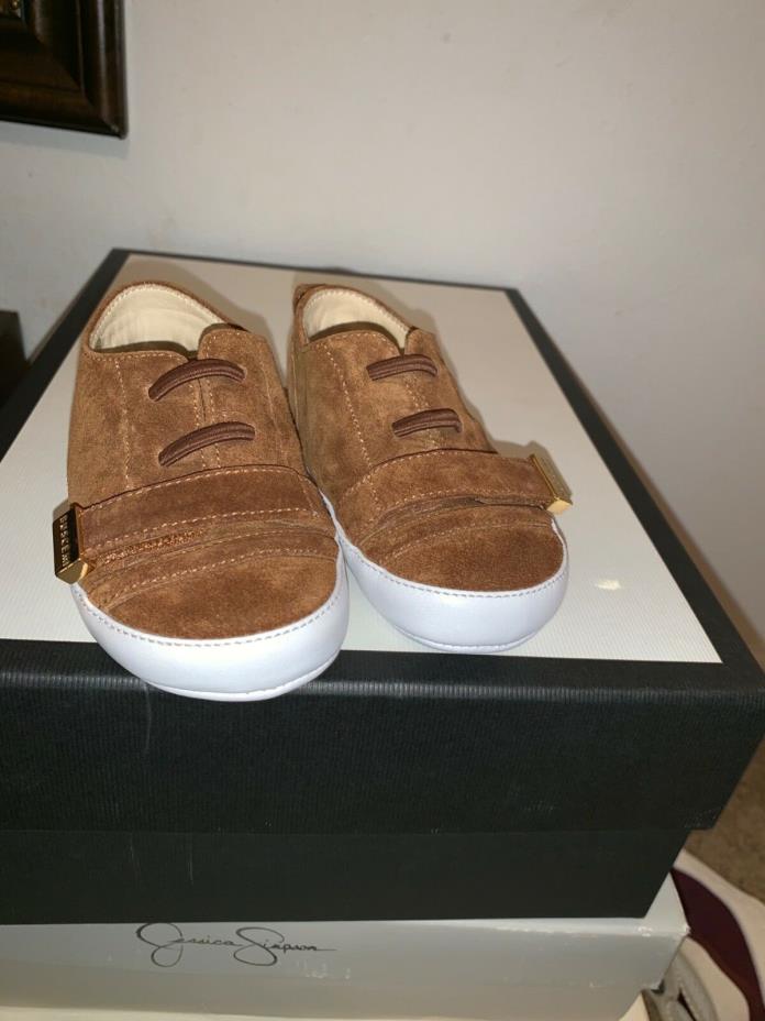 infants designer Buscemi shoes 50mm strap baby size 6/12 months size 19