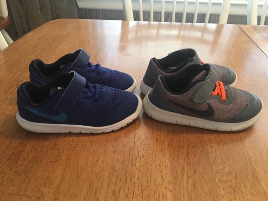 Lot of 2 toddler boy Nike shoes size 10