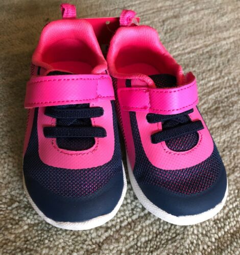 Garanimals Infant Toddler Girl Athletic Shoe - Pink/Navy - Size 5