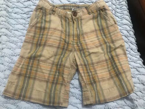Baby Gap Plaid Khaki Chino Shorts Boys 4t