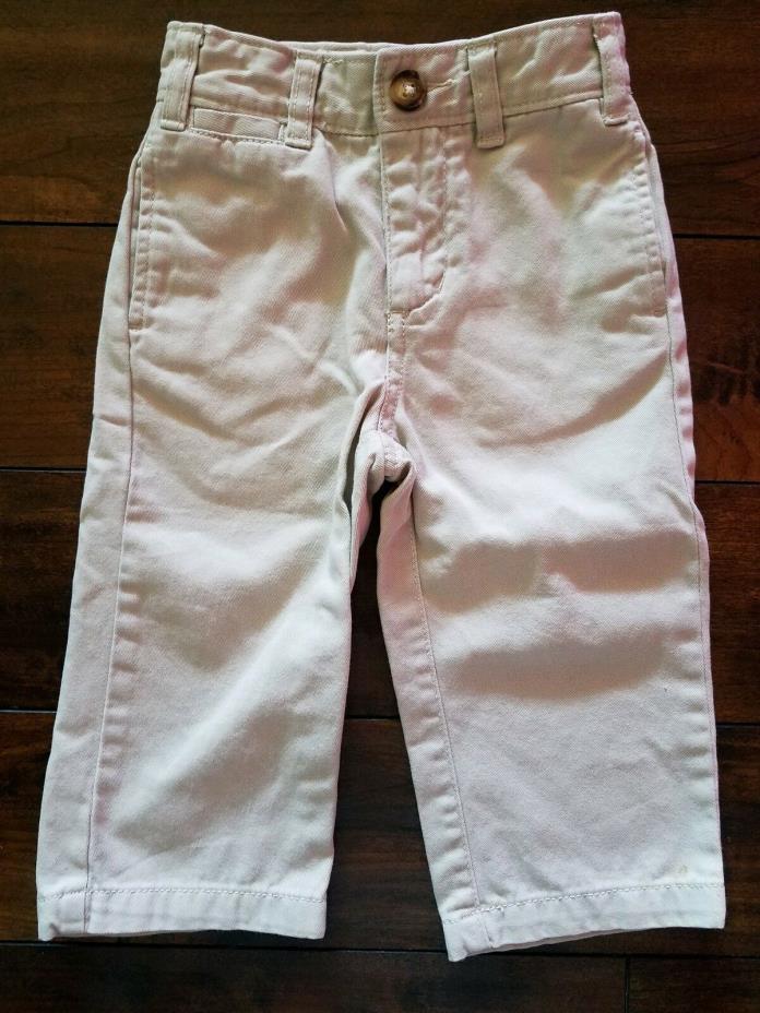BABY GAP Khaki Pants with Adjustable Waist Size 18-24 Months