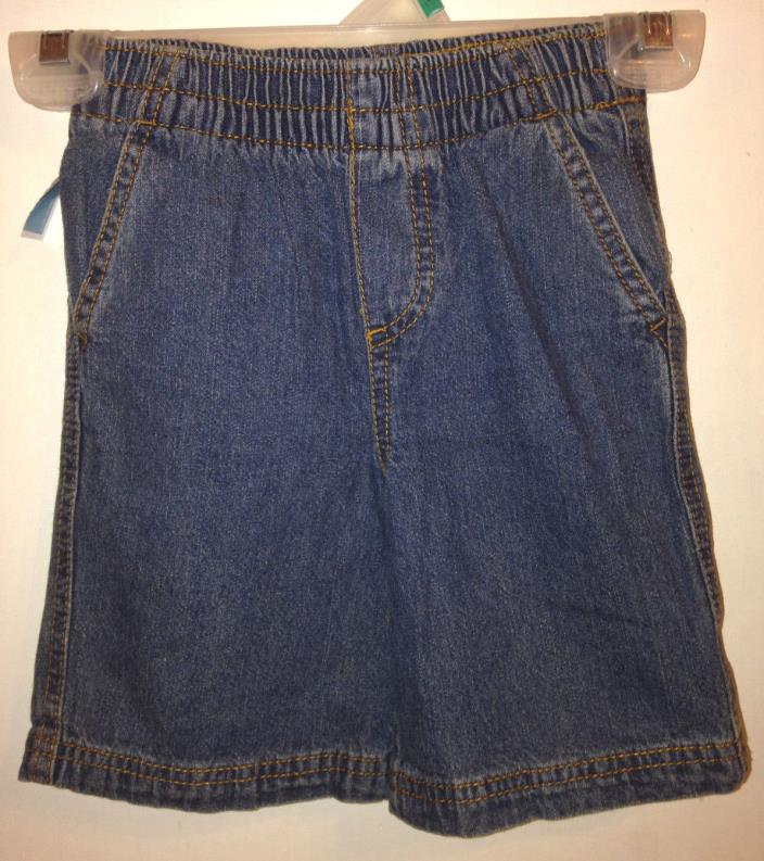 Circo Boys Shorts 3T Elastic Waist Blue Denim New