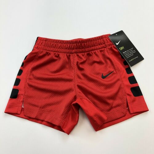 Nike Infant Boys Shorts Red Black 12 Month Nwt