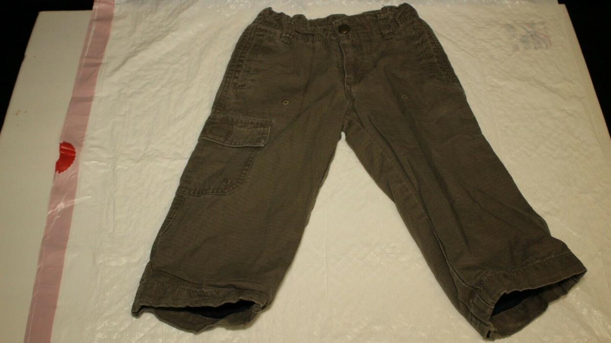 Gray toddler Lined Cargo Pants 2T Toddler ( SAME DAY SHIPPING )