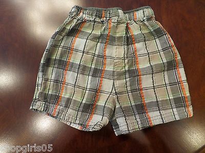 BOYS  PLAID SHORTS - SIZE 18 MONTHS