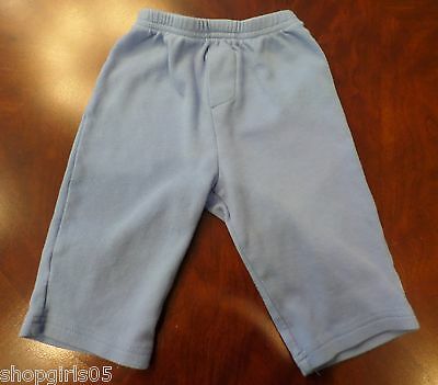 BOYS CHILD OF MINE /CARTERS BLUE PANTS SIZE 6-9 MONTHS