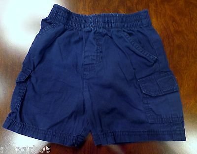 BOYS  GARANIMALS  BLUE CARGO SHORTS - SIZE 18 MONTHS