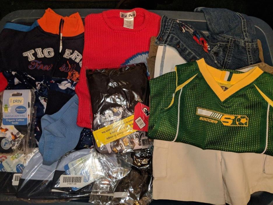 LOT OF NWT BOYS ASSORTED CLOTHING Sz 6-12 M 6-12 Months