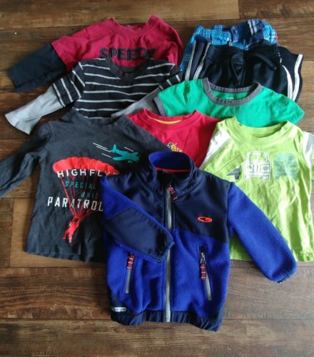 Boys, toddler clothes, 12-24 months, mostly 18 months, shirts, pants, sweater