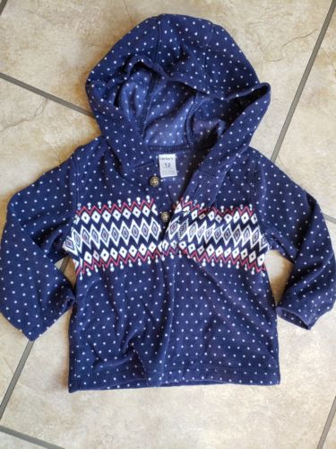 boys size 12 month baby clothes Carter's Sweater Pull over goody Excellent condi