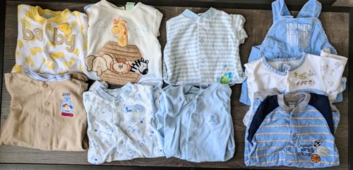 Baby Boy 0-3 Months Clothes Lot #16