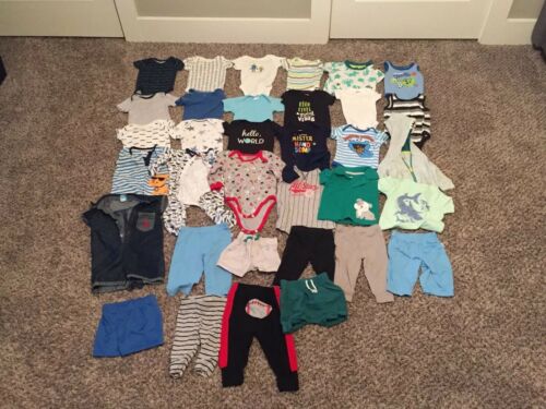 Baby Boys 0-3 3-6 Months Clothing Outfits Clothes Lot
