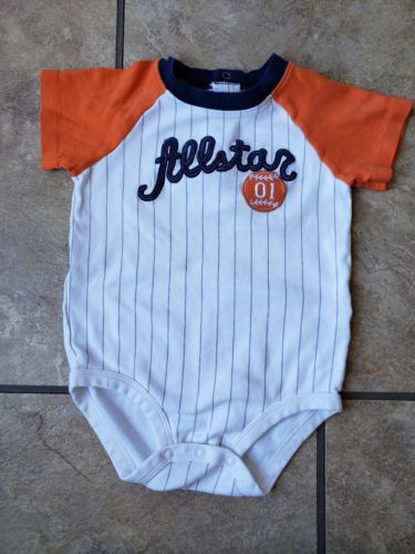 24 month boy clothes Baseball Uniform Body Suit by Carter's.