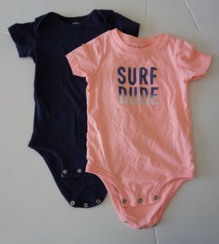 Baby Boy Clothes By Carter’s, Size 18 Months, Lot Of 2, Surf Dude, Navy