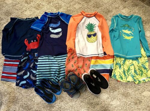 Boys 5T Swimming Clothing Lot, Summer Gear