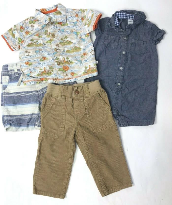 Baby Toddler Boy Clothing Outfit Lot Top Pants Short Romper 12 - 18 Months 12M