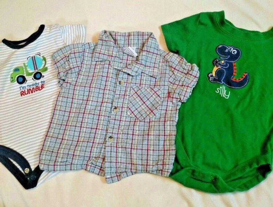 Lot Of 3 Baby Boy 0-3 Months