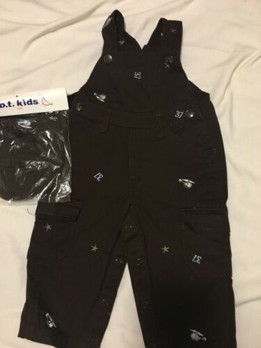 Boys Size 12 Months Overalls Shirt And Short Romper