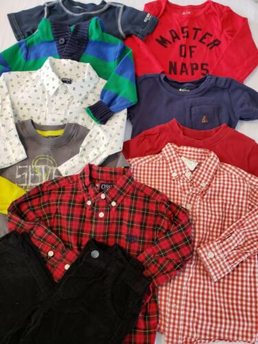10 Piece Boys Size 18-24 Month Clothing Lot Gap, Old Navy, Chaps