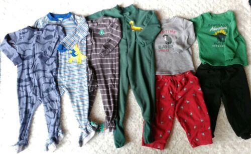 18 Month Pajamas Toddler Boy Lot Bundle